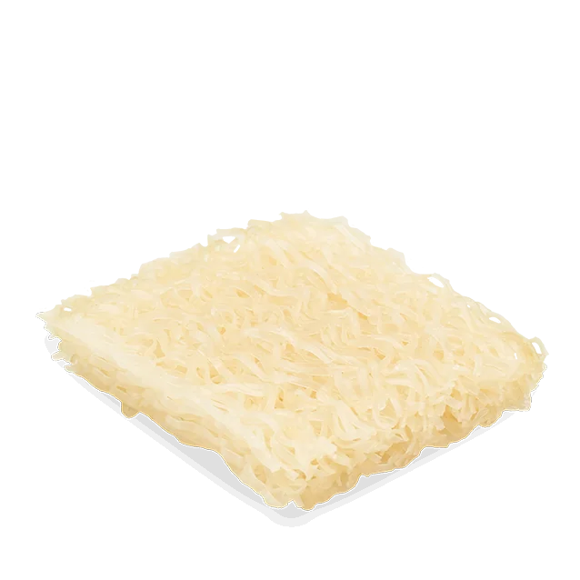 Brique de nouilles ramen de riz blanc bio